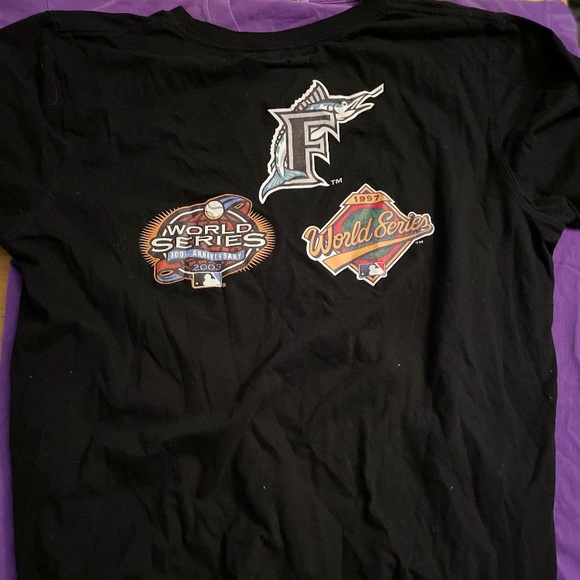 Good condition FLORIDA marlins X2 World Series champions shirt vintage - Picture 2 of 2